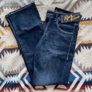 Wrangler rock 47 slim boot jeans 32/36